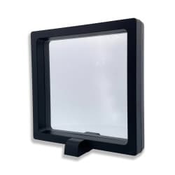 Rámeček na minci 3D box 110 mm černá + obdélníkový stojánek