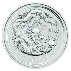 Stříbrná mince 1 Oz Lunar Series II Year of the Dragon 2012