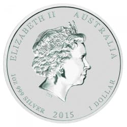 Stříbrná mince 1 Oz Lunar Series II Year of the Goat 2015