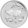 Stříbrná mince 1 Oz Lunar Series II Year of the Pig 2019