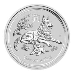 Stříbrná mince 1 Kg Lunar Series II Year of the Dog 2018