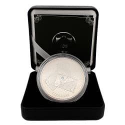 Stříbrná mince 1 Oz Magnum Opus 2022 Proof křišťály Swarovski