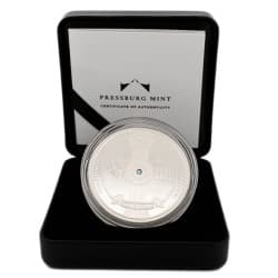 Stříbrná mince 1 Oz Vivat Humanitas 2023 Proof křišťály Swarovski