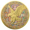 Stříbrná mince 1 Oz American Eagle Circle of Life 2022 Zlaceno a Kolorováno