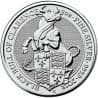 Stříbrná mince 2 Oz The Queens Beasts Black Bull of Clarence 2018