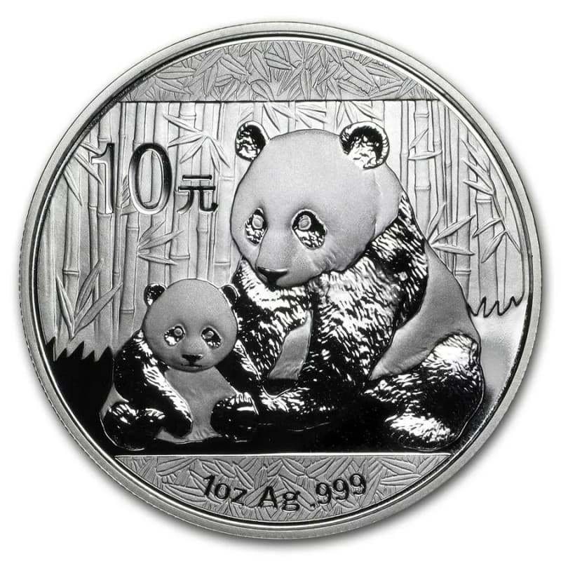 Stříbrná mince 1 Oz China Panda 2012