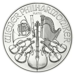 Platinová mince 1/25 Oz Wiener Philharmoniker 2024