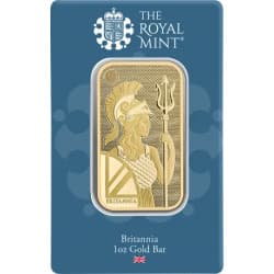 Zlatý slitek 1 Oz Britannia