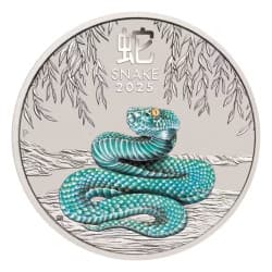 Stříbrná mince 1 Kg Lunar Series III Year of the Snake 2025 Kolorovaná