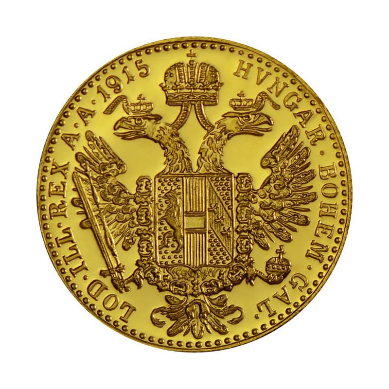 Zlatá mince 1 Dukát Františka Josefa I. 1915 Novoražba