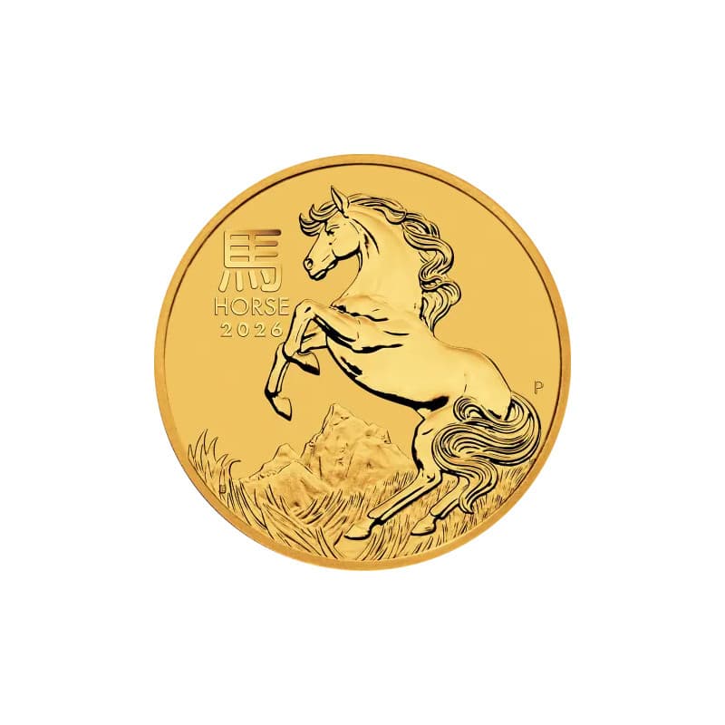 Zlatá mince 1/4 Oz Lunar Series III Year of the Horse 2026