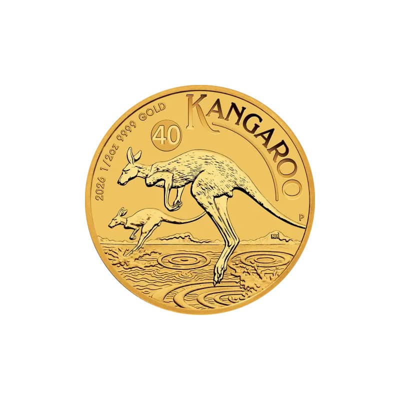 Zlatá mince 1/2 Oz Kangaroo 2026