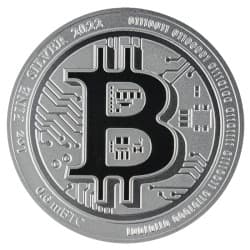 Stříbrná mince 1 Oz Bitcoin 2022