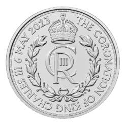 Stříbrná mince 1 Oz Britannia 2023 Korunovace King Charles III Royal Cypher