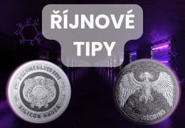 Náš říjnový výběr mincí a slitků, které musíte mít