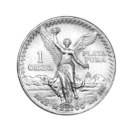 Stříbrná mince 1 Oz Mexican Libertad 1982