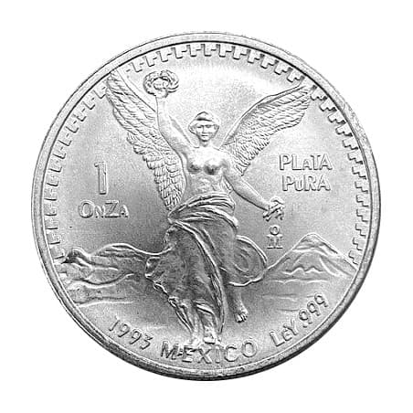 Stříbrná mince 1 Oz Mexican Libertad 1993