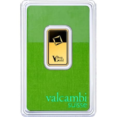 Zlatý slitek 10 g Valcambi Green Gold